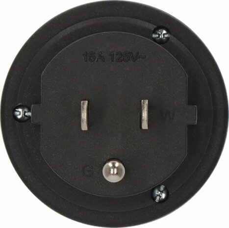 Adaptateur secteur de voyage prise avec terre USA