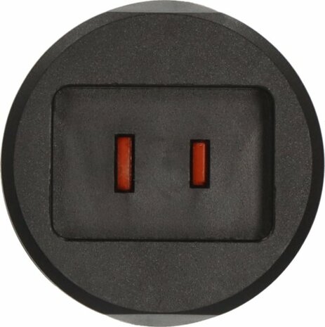 Adapteur secteur de voyage USA Euro avec fusible 2,5A