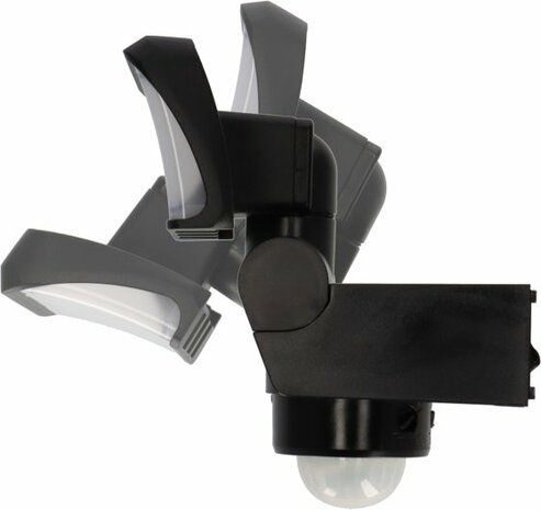 Projecteur LED WS 2050 SP avec detecteur de mouvement, 1680lm, IP44, noir