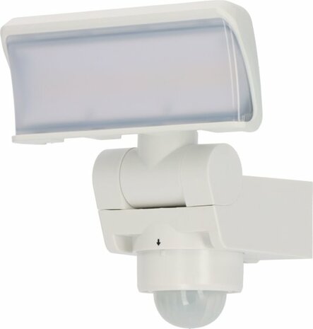 Projecteur LED WS 2050 WP avec detecteur de mouvement, 1680lm, IP44, blanc