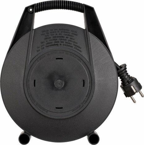 Box de cable 4 prises noir gris clair 5m H05VV-F 3G1,5