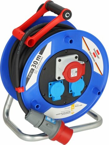 Enrouleur de cable industrie chantiers Garant CEE 1 IP44 30m H07RN-F 5G2,5