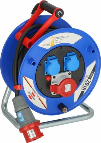 Enrouleur de cable industrie chantiers Garant CEE 1 IP44 20m H07RN-F 5G2,5