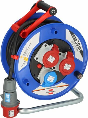 Tambour de cable industriel de chantier Garant CEE 3 IP44 30m H07RN-F 5G2,5