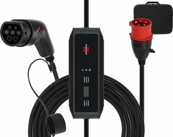 Chargeur EV portable type 2 CEE 11kW avec 8m de cable