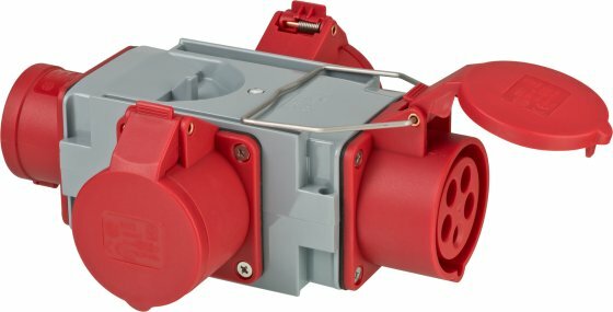 Repartiteur en croix CEE a 5 poles IP44