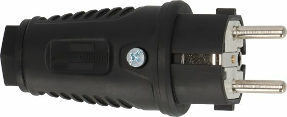 Fiche en caoutchouc avec contact de protection 230V 16A IP54