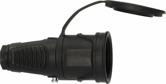 Prise de courant de securite en caoutchouc 230V 16A IP54