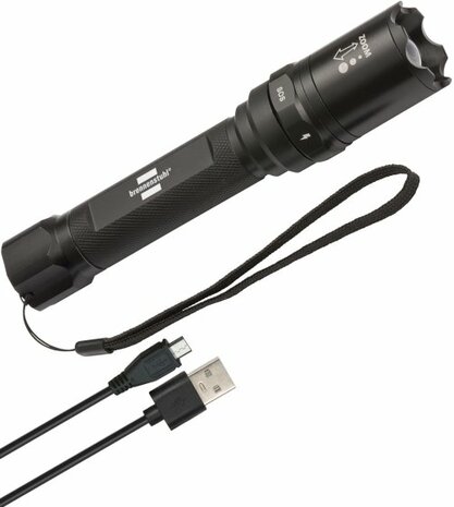Lampe de poche TL 400 AFS Focus LED rechargeable avec bague rotative de commutation IP44 CREE-LED 430lm