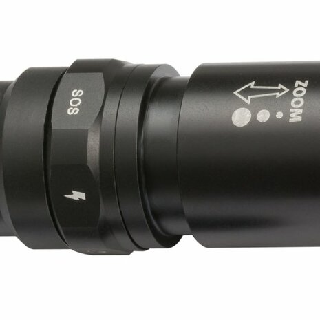 Lampe de poche TL 400 AFS Focus LED rechargeable avec bague rotative de commutation IP44 CREE-LED 430lm
