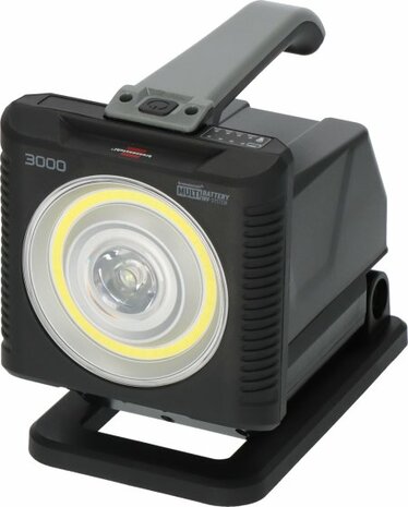 Professional Multi Battery LED Lampe portative a accu HL 3000, 1140 + 2160lm, IP54