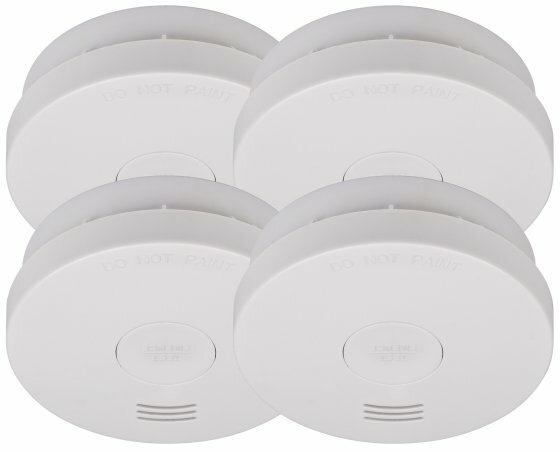 Detecteur de fumee SET, 4x RM L 3100 avec pile integree