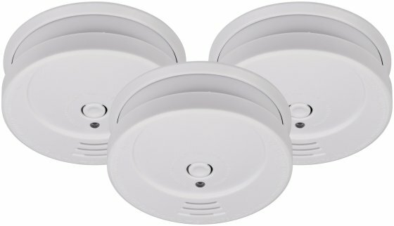 Detecteur de fumee SET, 3x RM C 9010 avec pile remplacable