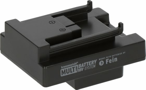 Adaptateur Fein pour projecteurs de chantier LED dans le systeme  Multi Battery 18V