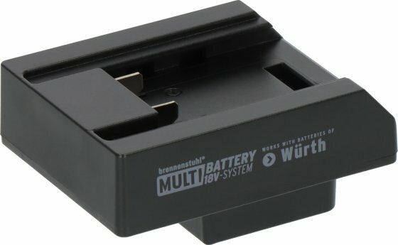 Adaptateur Wurth pour projecteurs de chantier LED dans le systeme  Multi Battery 18V