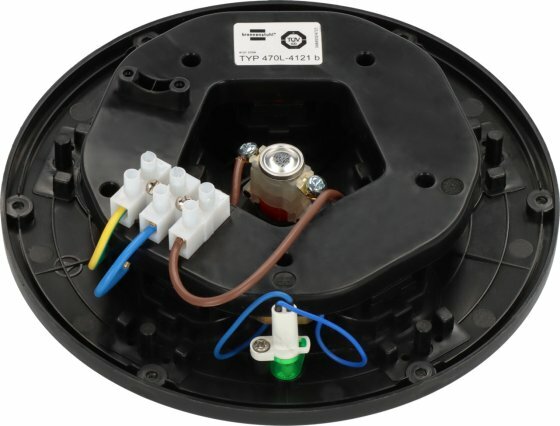 Professionnel Plaque de montage pour prise encastrable 5 gang, IP44, thermostat avec indicateur de veille
