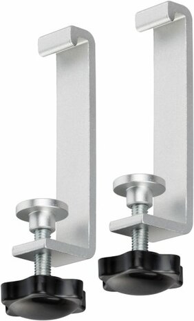 Pinces de table avec vis de blocage pour blocs multiprises Alu-Office-Line