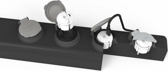 Adaptateur de prise USB C 2,4A blanc