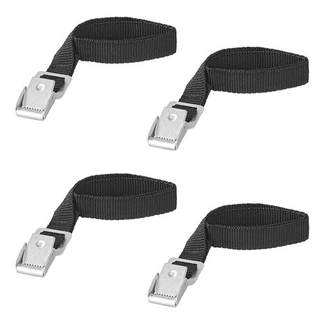 Sangles de serrage a boucle metallique 18 mm-40 cm - Lot de 4