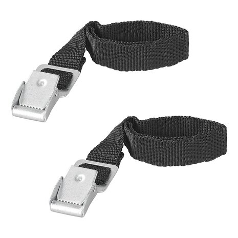 Sangles de serrage a boucle metallique 18 mm-30 cm - Lot de 2