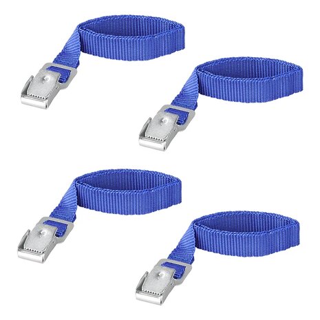 Sangles de velo avec boucle en metal pour porte-velos 4 pieces