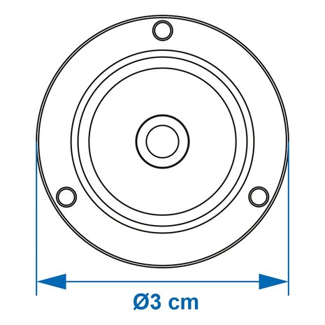 Niveau a bulle rond x5 pieces
