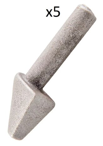 Axe de charnière 50mm pour charnière de ridelle x5 pieces