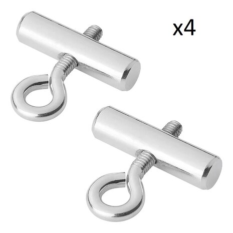 Butee de rail d'auvent 7/8mm jeu de 4 pieces