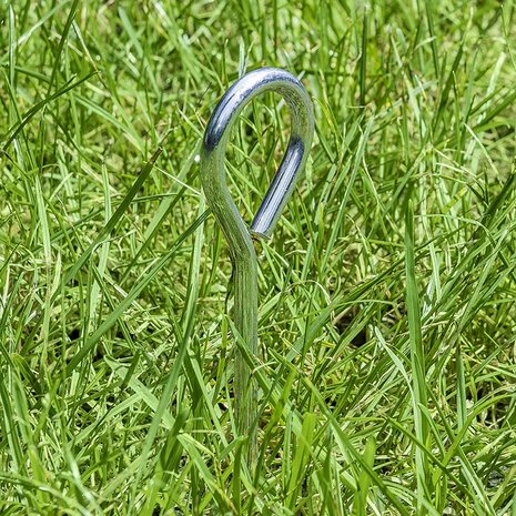 Piquet de tente 19cm aluminium avec oeil x10 stuks
