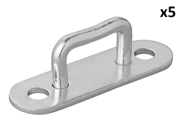 Pontet rectangulaire 24mm x5 pieces