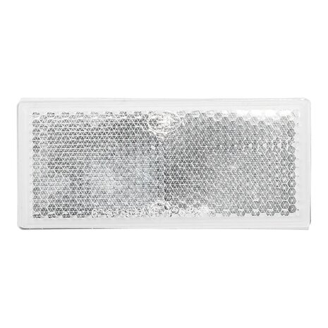 Reflecteur blanc 82x36mm autocollant x5 pieces