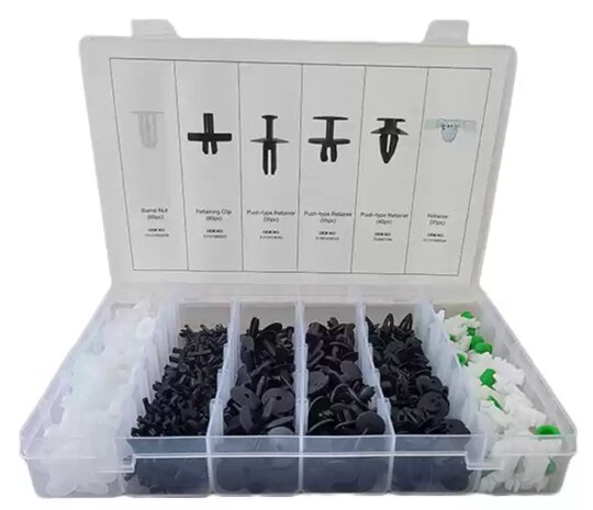 Assortiment de clips de garniture BMW 290 pieces