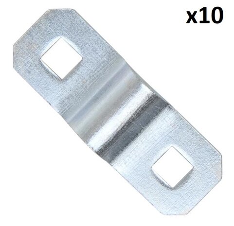 Support de montage pour anneau en D 6 mm x10 pieces
