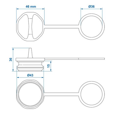 Capuchon de protection pour adaptateur femelle x10 pieces
