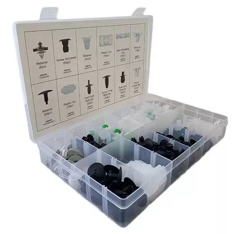 Assortiment de clips de garniture Volkswagen – 255 pieces