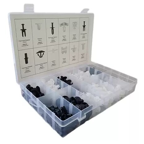 Assortiment de clips de garniture Mercedes-Benz – 270 pieces