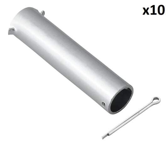 Axe pour roue jockey 60 mm x10 pieces