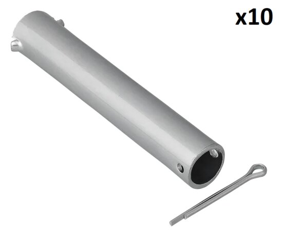 Axe pour roue jockey 48 mm x10 pieces