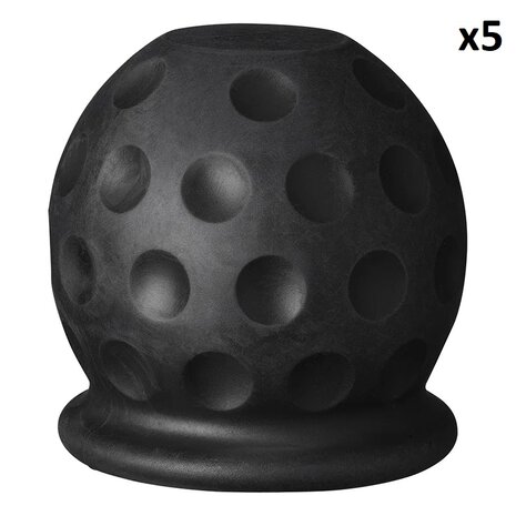 Capuchon de crochet de remorquage balle de golf noir x5 pieces