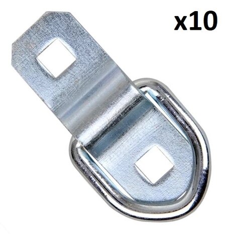 Anneau d'arrimage 2 pieces 6 mm x10 pieces