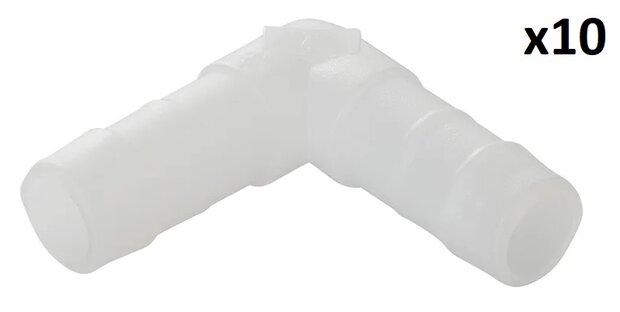 Raccord coude 12 mm x10 pieces