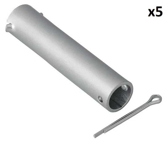 Axe pour roue jockey 60 mm x5 pieces