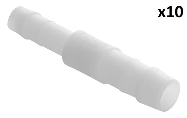 Raccord reducteur droit 10x8 mm x10 pieces