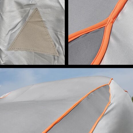 Housse de protection contre la grele XL (540 x 175 x 120 cm) epaisseur 5 mm