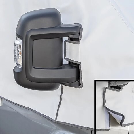 Protection de fenetre blanche pour Fiat Ducato X250 de 06-2006 a 2014