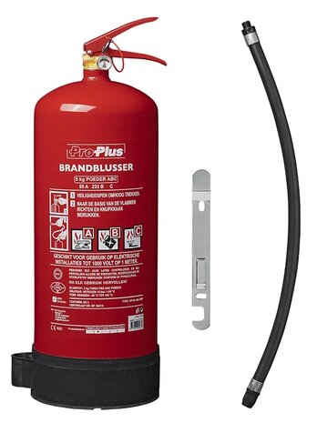 Extincteur 9 kg a poudre ABC NL + manometre