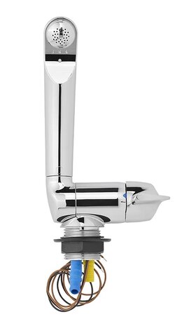 Robinet eau froide Keramik Style 12V diametre 33 mm chrome x5 pieces