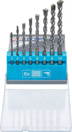 Jeu de meches pour pierre 3 - 10 mm 8 pieces