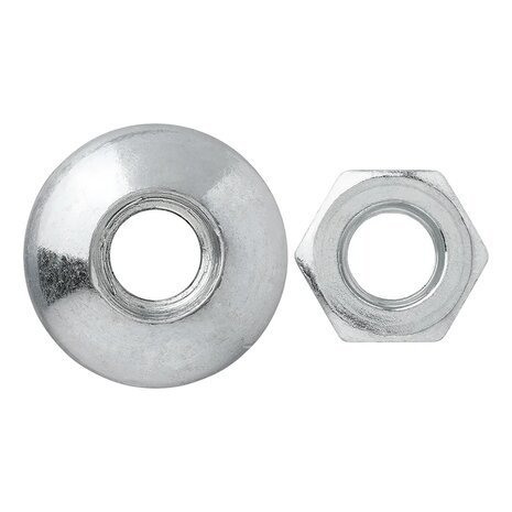 Ecrou spherique et contre-ecrou M8 en 2 parties pour cable de frein