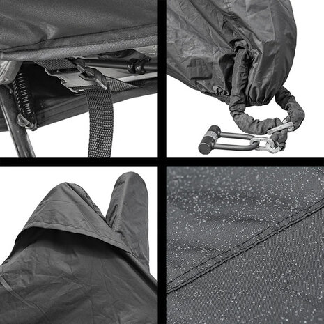 Housse de protection taille L pour scooter avec pare-brise